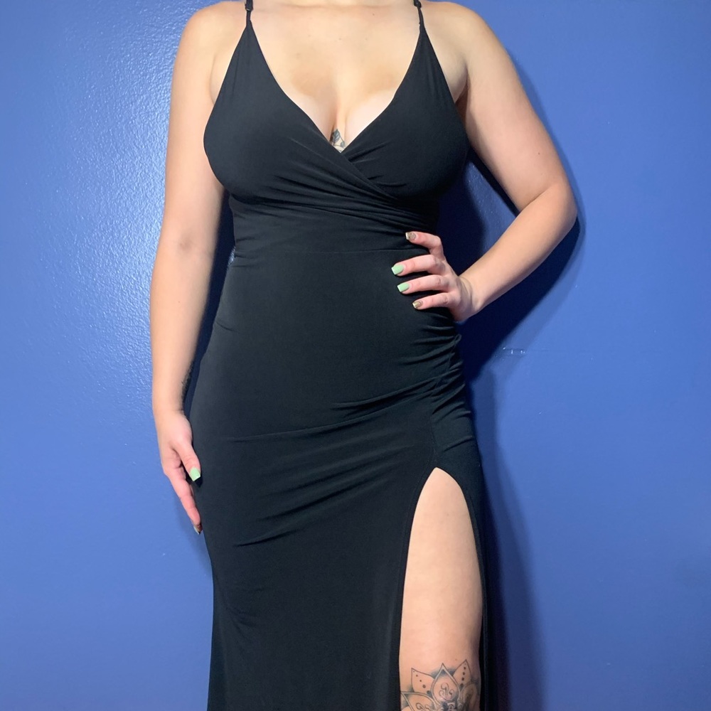 Long black dress